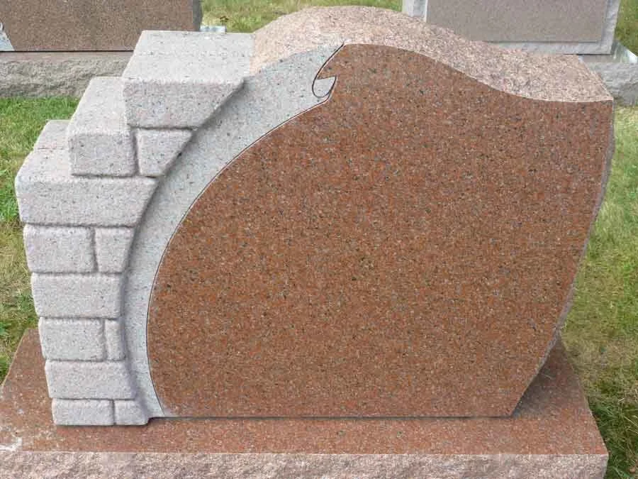 Brick by Brick Headstone