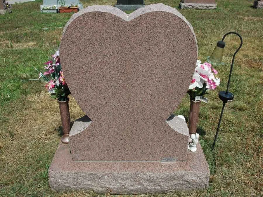 Soft Heart Headstone