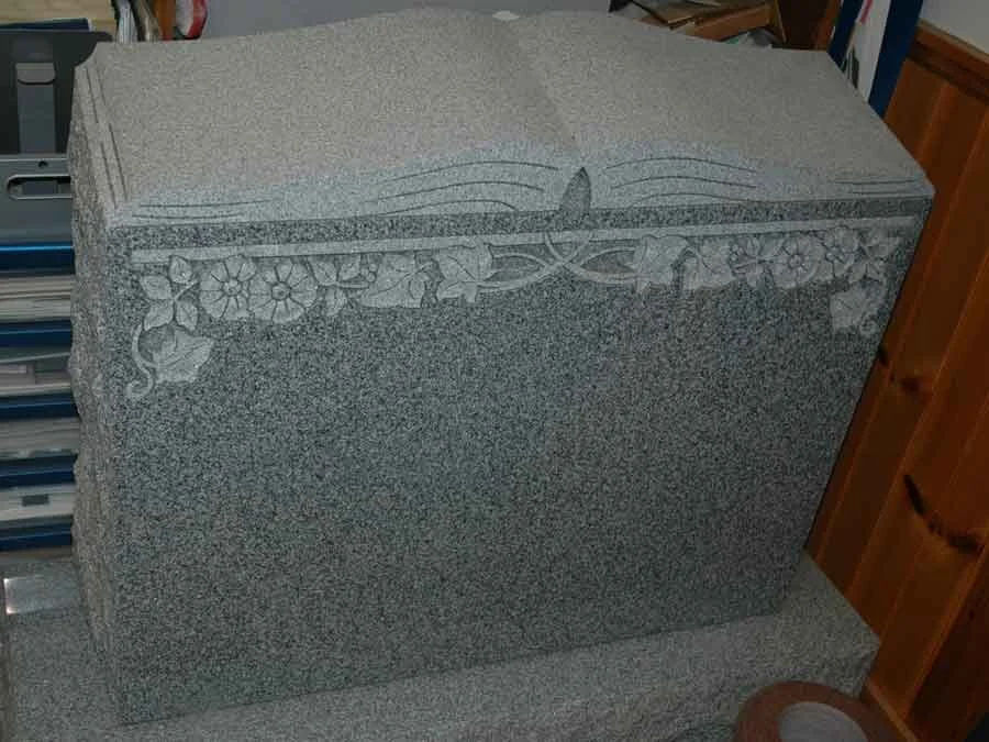 Open Book Headstone
