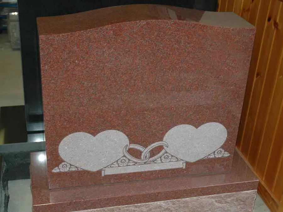 Family Hearts Headstone
