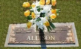 Bronze Cemetery Markers