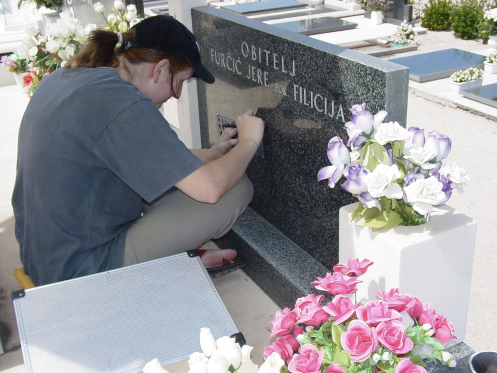 Headstone Etching